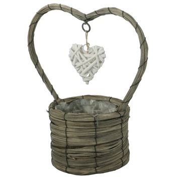 Корзина из ротанга 32 см, могильное покрытие - цветочная корзина для композиций