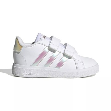 Buty dziecięce sportowe adidas Grand Court 2.0 CF wygodne rzepy roz. 22