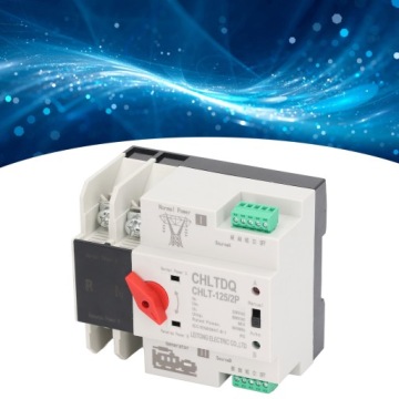 АВТОМАТИЧЕСКИЙ ПЕРЕКЛЮЧАТЕЛЬ ПИТАНИЯ AC230V ДВОЙНОЙ CHLT-125 2P