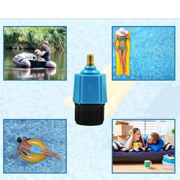 ADAPTER PONTONU POMPKI DLA SUP DESKA SURFINGOWA Z 4 DYSZE POWIETRZNE