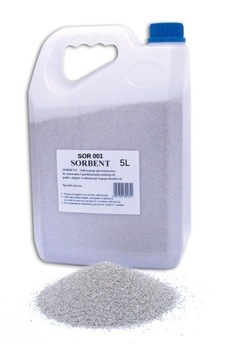 Sorbent sypki 5L uniwersalny do oleju, ropy, benzyny