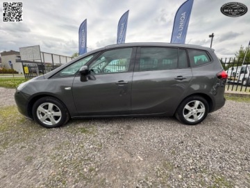 Opel Zafira C Tourer 1.4 Turbo ECOTEC 140KM 2012 Opel Zafira 7 osobowy -Tourer- Szwajcaria - Po przegladzie olejowym Gwara, zdjęcie 6