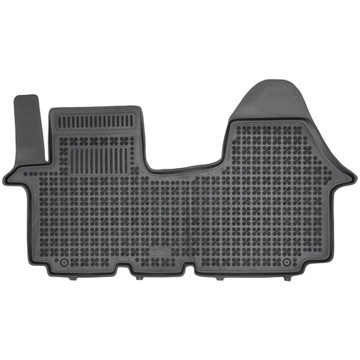 Dywaniki gumowe Renault Trafic II 2001-2014 przedni rząd siedzeń, z dodatko