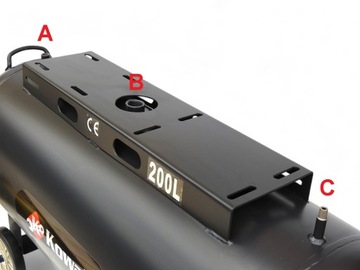 BUTLA 200L zbiornik ciśnieniowy powietrza do sprężarki kompresor olejowy