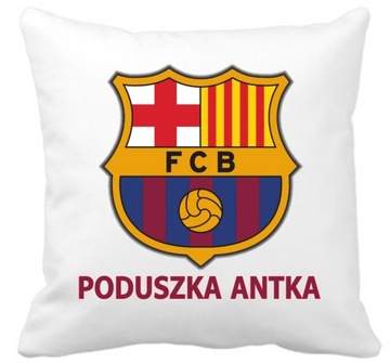 КОМПЛЕКТ FC BARCELONA ПОДУШКА + КРУЖКА + ИМЯ