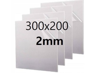 PLEKSI PLEXI PLEKSA PLEXA płyta na wymiar mleczna opal 30cm x 20cm x 3mm