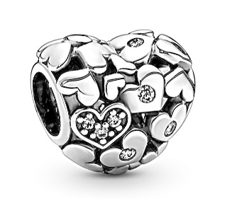 Pandora Charms Ażurowe Lśniące Serce 791061C01