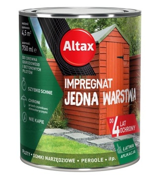 Impregnat do drewna ogrodowego TIK 0,75l
