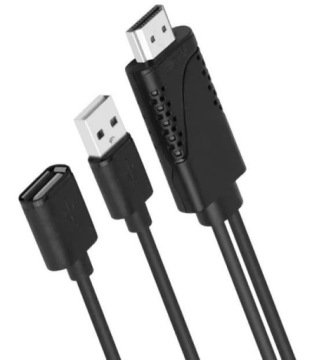 Переходник с USB 2.0 «мама» на HDMI «папа» Питание телевизора iOS клонирование Android