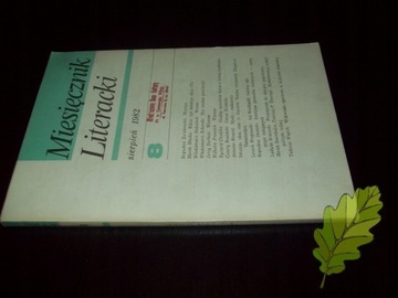 Miesięcznik Literacki 8/1982