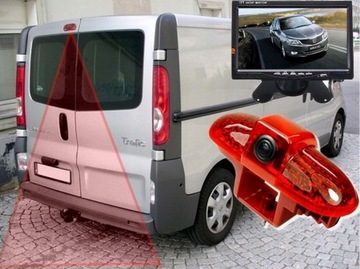 КОМПЛЕКТ СТОП-СИГНАЛОВ ЗАДНЕГО НАПРАВЛЕНИЯ С КАМЕРОЙ МОНИТОРА 7' TRAFIC VIVARO COMBO