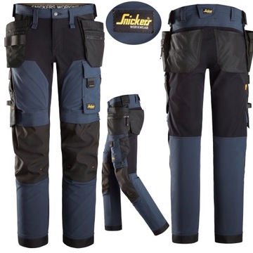 Spodnie robocze Snickers 6275 Stretch Softshell r. 58 Allround ELASTYCZNE