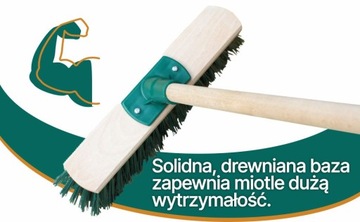 YORK Уличная метла 40 см + палка, ручка, 120 см для подметания улиц