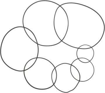 6-pak ta?my magnetofonowej, p?aski rejestrator, naprawa, gumowy