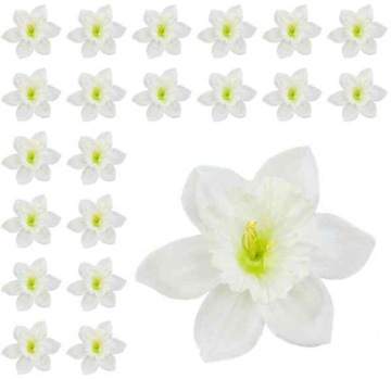 ŻONKIL główka cream/green Sztuczne kwiaty 24 szt