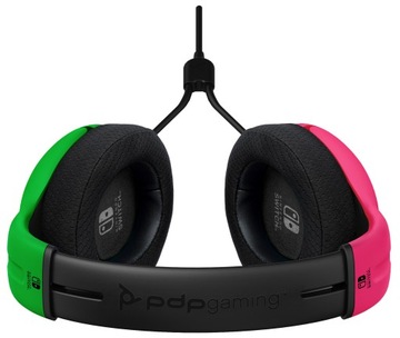PDP SWITCH LVL40 РОЗОВЫЕ/ЗЕЛЕНЫЕ проводные наушники