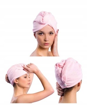 TURBAN RĘCZNIK DO WŁOSÓW NA GŁOWĘ Z MIKROFIBRY mix