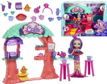 ENCHANTIMALS Lalka SYRENKA PODWODNA KAWIARNIA Zest
