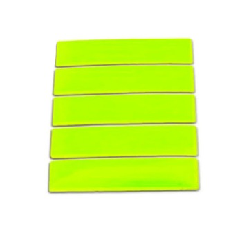 ODBLASK PASKI NAKLEJKI ODBLASKOWE NAKLEJKA NA ROWER WÓZEK x 5 SZT