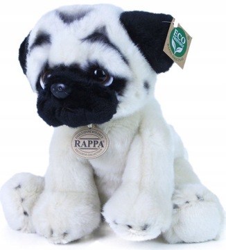 MOPS MASKOTKA REALISTYCZNY PIES PUG PLUSH 30cm