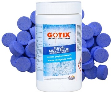 11w1 CHLOR BASENU JACUZZI SPA NIEBIESKIE TABLETKI NIEBIESKA WODA 20g BLUE