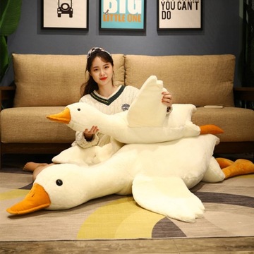 МЕГА БОЛЬШАЯ ПЛЮШЕВАЯ ПОДУШКА ДЛЯ ОБНИМАНИЙ PIPA DUCK XL 90 СМ