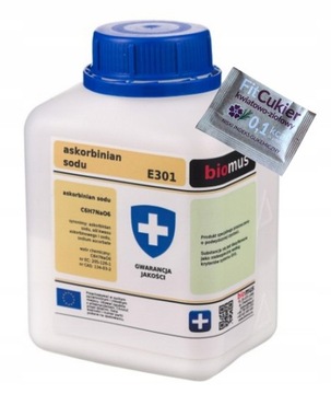 Biomus ASKORBINIAN SODU 250g podwyższona czystość