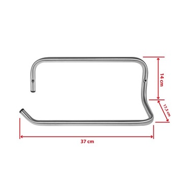 Вешалка XXL для бумажных полотенец WR02 INOX