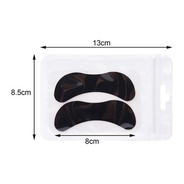 Eyelash Perm Pad Silikonowe rzęsy Czarne