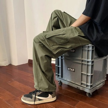Casual Baggy Cargo Pants With Pockets For Men Loos
