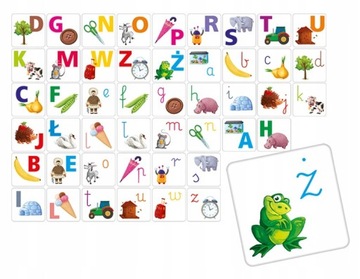 Игра Адамиго Буквы на память, маленькие и большие.