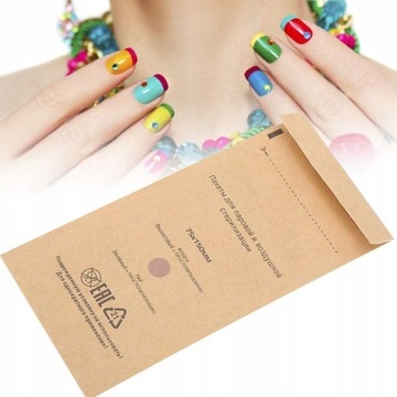 Пакет для стерилизации инструментов для ногтей 100 шт.