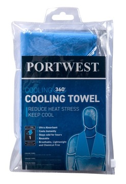 Ręcznik chłodzący osłona ciała w upały UV COOLING PORTWEST CV06