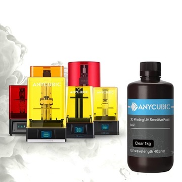 ANYCUBIC UV СМОЛА 1 Л. ПРОЗРАЧНАЯ ПРОЗРАЧНАЯ