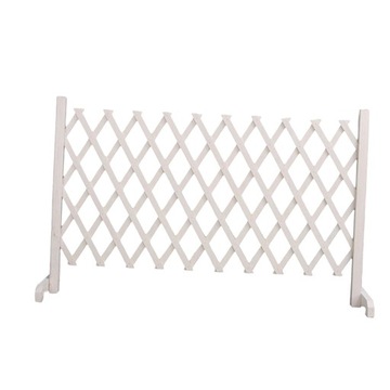 Brama rozkładana Możliwość rozbudowy 190cmx90cm Biała