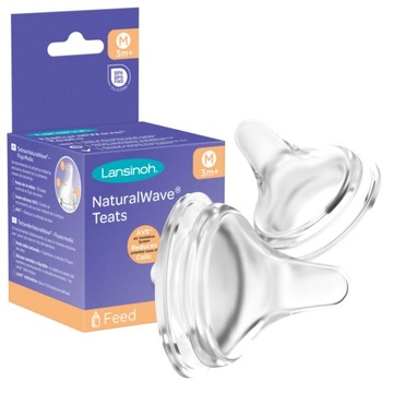 Lansinoh Smoczek do karmienia Natural Wave 3-6 m