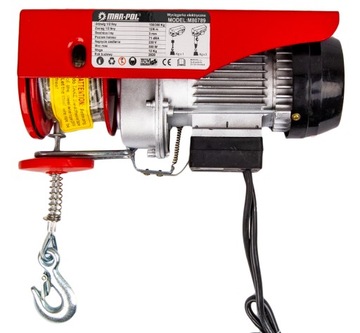 ЛЕБЕДКА 230В ЭЛЕКТРИЧЕСКАЯ ТРОСОВАЯ ЛЕБЕДКА 300КГ