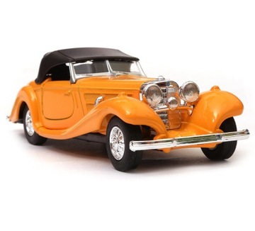 Mercedes -Benz 500K ct 1:34 39 model WELLY żółty