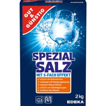 Sól do zmywarki Gut&Gunstig 2kg DE gruboziarni