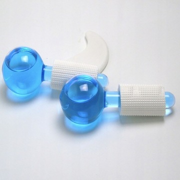 Охлаждающие шарики для массажа лица и глаз СИНИЙ