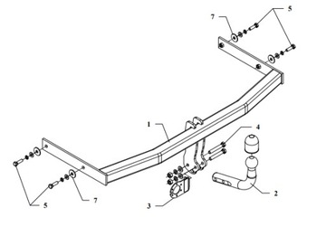 KOMPLETNÍ ZAŘÍZENÍ(HÁK) TÁŽNÝ SKODA ROOMSTER 2006-2015 5J+MODUL13PIN/7P +SVAZEK