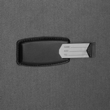 ЧЕМОДАН НА КОЛЕСИКАХ BLACK HORSE СРЕДНИЙ СЕРЫЙ ТЕЛЕСКОПИЧЕСКАЯ РУЧКА