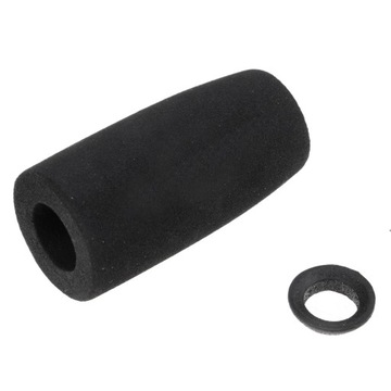 Czarne uchwyty z pianki EVA do wędki