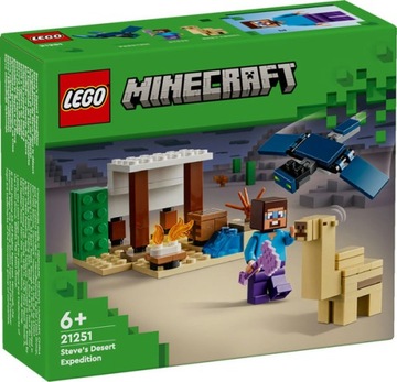 LEGO Minecraft Pustynna wyprawa Steve’a 21251