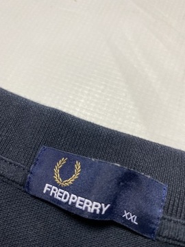 FRED PERRY ORYGINALNE GRANATOWE POLO T SHIRT /XXL