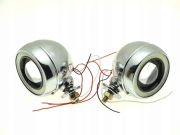 LAMPA LAMPY LIGHTBAR CHROMOWANA H-3 KOMPLET LED