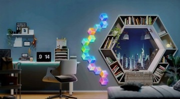 GOVEE LED PANEL HEXAGON H6066 GLIDE PRO RGBIC ALEXA GOOGLE Кубики 10 шт.