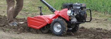 Бензиновый культиватор HORTMASZ Loncin с приводом 196 см3, колеса 50 см БОЛЬШИЕ