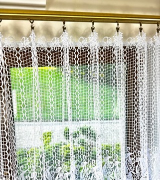 Zazdrostka Gipiura Biała Firanka Do Pokoju Do Kuchni Na Wymiar 70 wys
