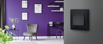 OSPEL SZAFIR Лестничный выключатель, с подсветкой, белый